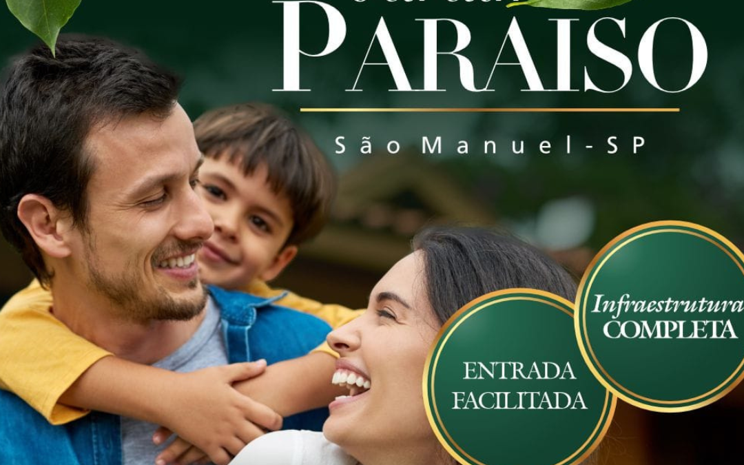 O mais novo lançamento de São Manuel! 🏡 Jardim Paraíso – Um verdadeiro paraíso para viver!
